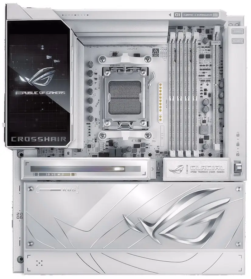 Montaje Placa Base ASUS ROG CROSSHAIR X870E GLACIAL Algete Algete Gaming - Montaje Placa Base ASUS ROG CROSSHAIR X870E GLACIAL Algete
