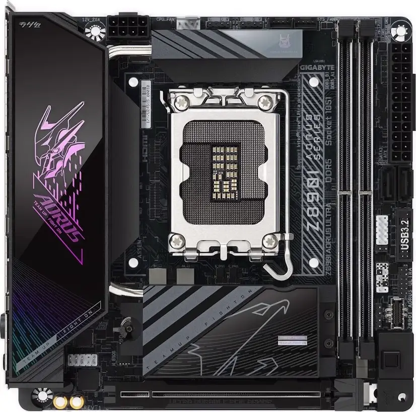 Montaje Placas Base Gigabyte Z890I AORUS ULTRA Gaming PC Algete Montaje Placa Base Gigabyte Z890I AORUS ULTRA Gaming PC Algete